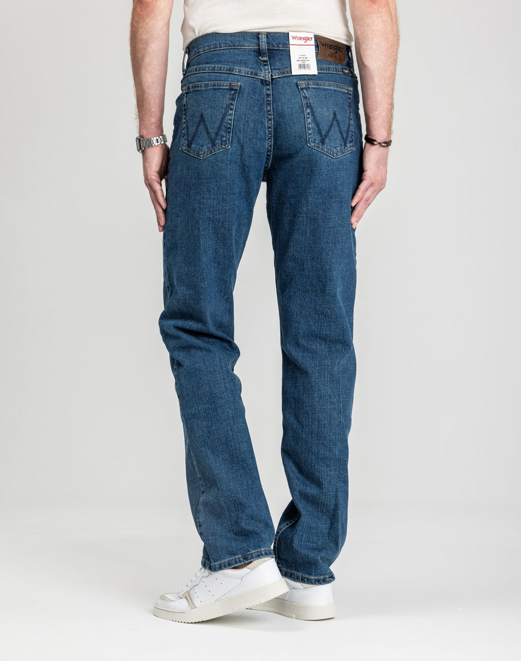 Męskie Spodnie Jeansowe Wrangler Relaxed Fit Knox 112352871