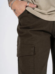 Męskie Spodnie Materiałowe Marcus Gerry Cargo 5052 Olive Green 16-200145