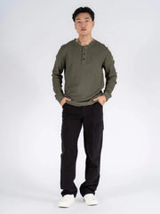 Męskie Spodnie Materiałowe Marcus Gerry Cargo 9098 Black 16-200135