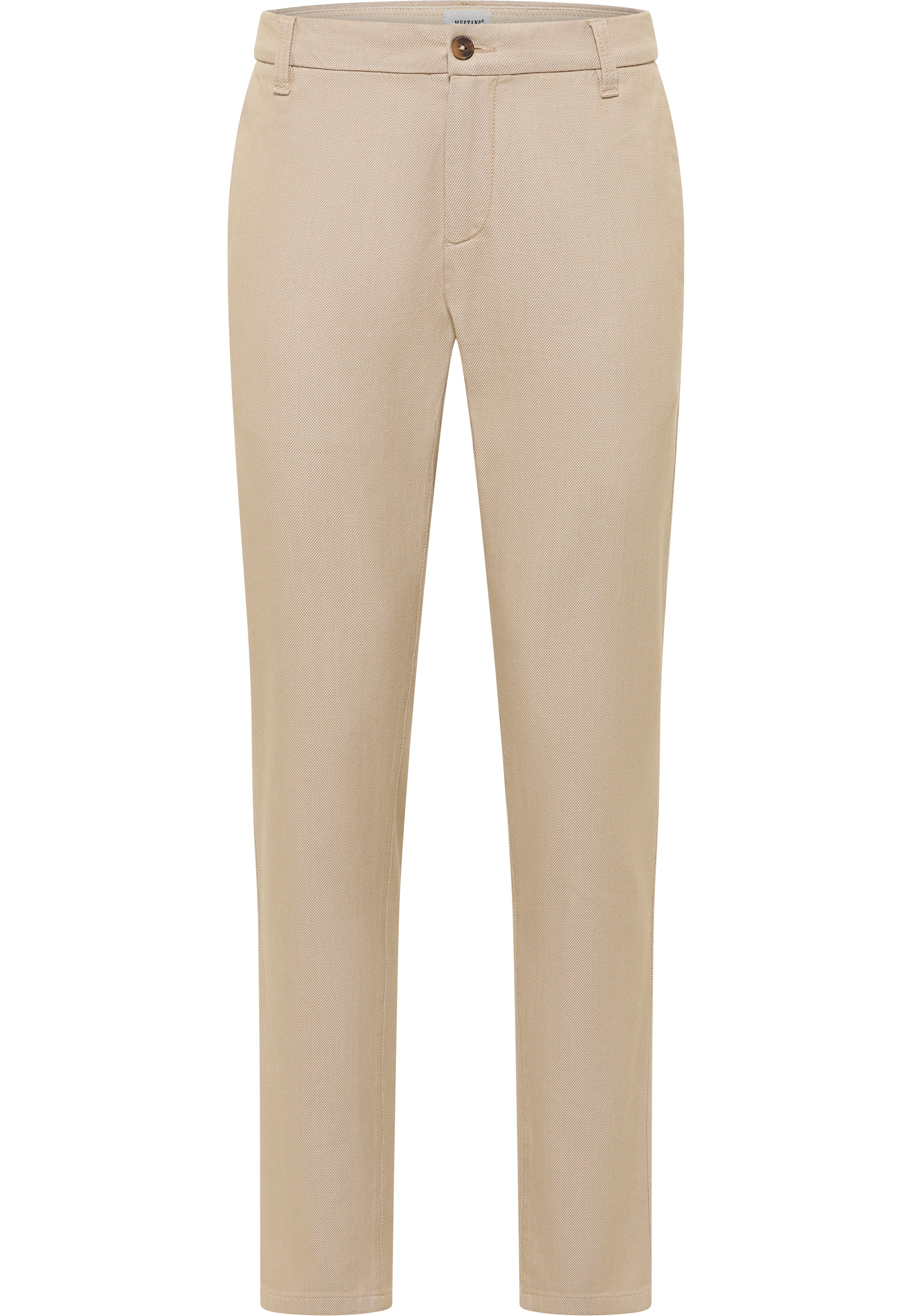 Męskie Spodnie Materiałowe Mustang Style Daytona Chino Beige Melange 1017075 3347