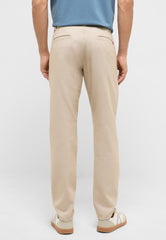 Męskie Spodnie Materiałowe Mustang Style Daytona Chino Beige Melange 1017075 3347