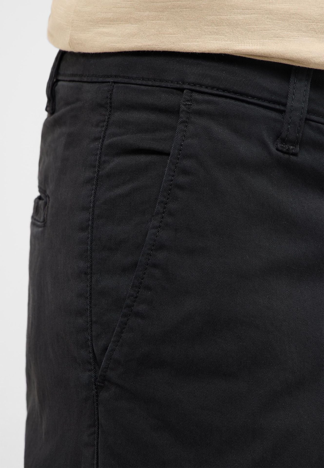 Męskie Spodnie Mustang Style Brad Chino Black Beauty 1017469 4185