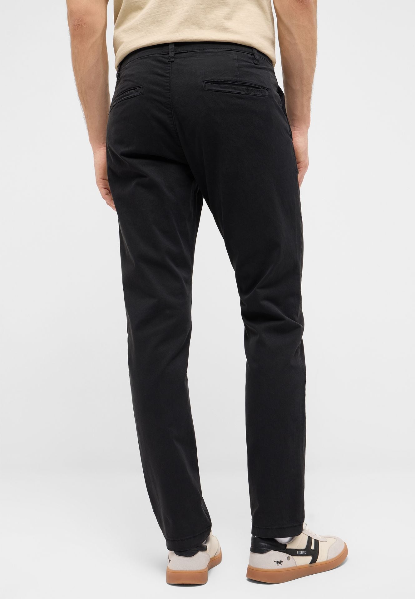 Męskie Spodnie Mustang Style Brad Chino Black Beauty 1017469 4185