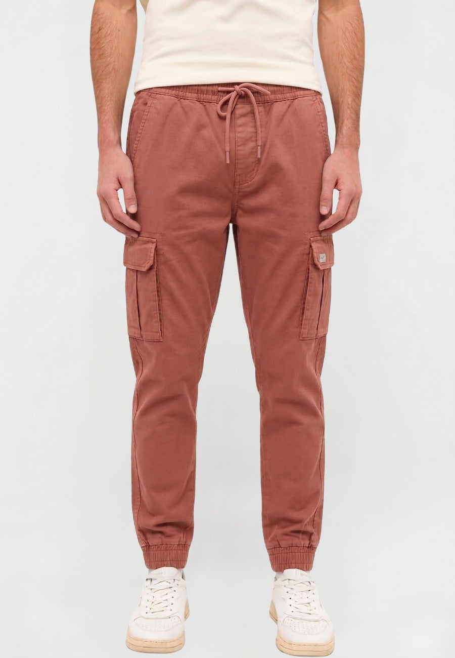 Męskie Spodnie Mustang Style Paris Jogger Cargo Cinnamon 1015896 3238