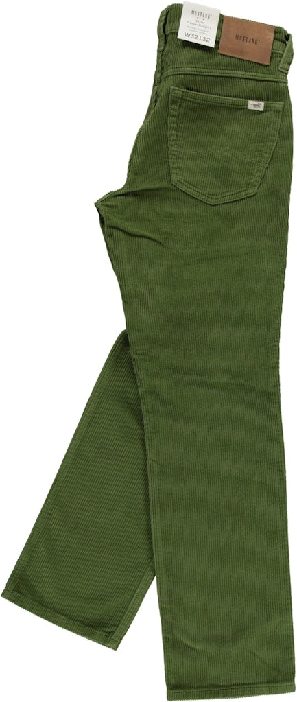 Męskie Spodnie Mustang Style Tramper Straight S Loden Green 1015892 6353