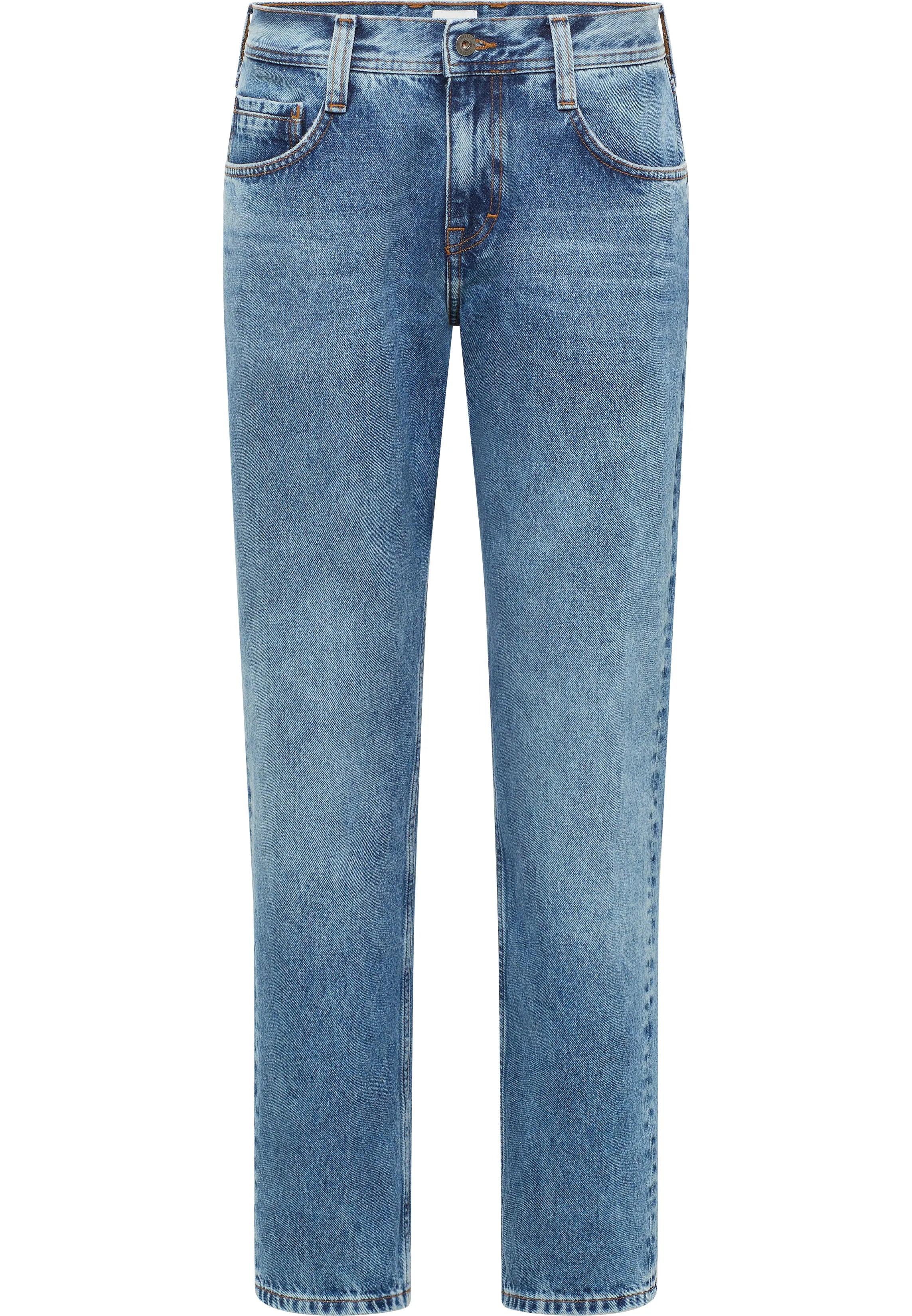 Męskie Spodnie jeansowe Mustang Style Denver Straight Denim Blue 1016443 5000 402