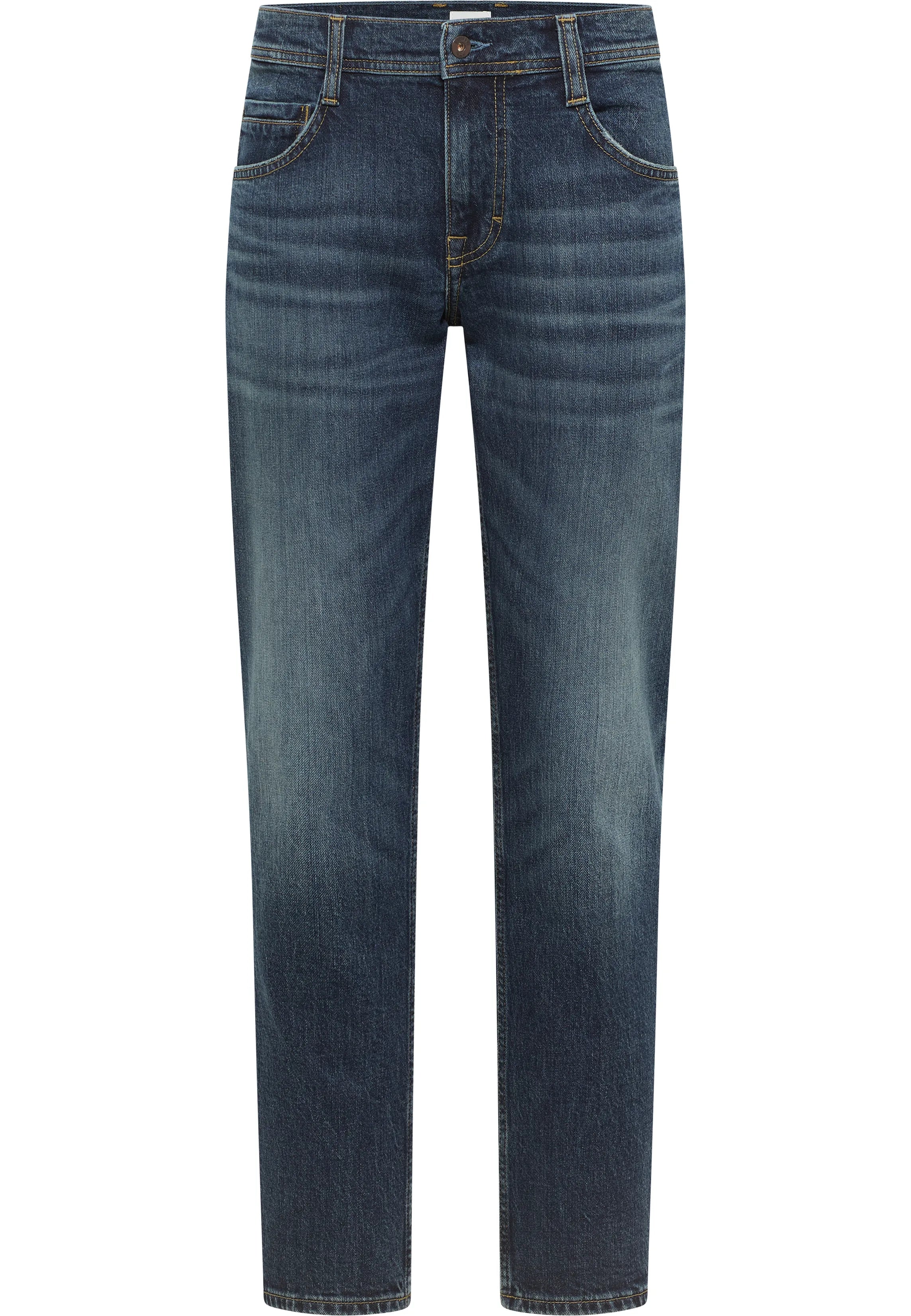 Męskie Spodnie jeansowe Mustang Style Denver Straight Denim Blue 1016817 5000 873