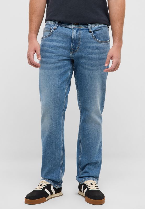 Męskie Spodnie Jeansowe Mustang Style Denver Straight Denim Blue 1017444 5000 583