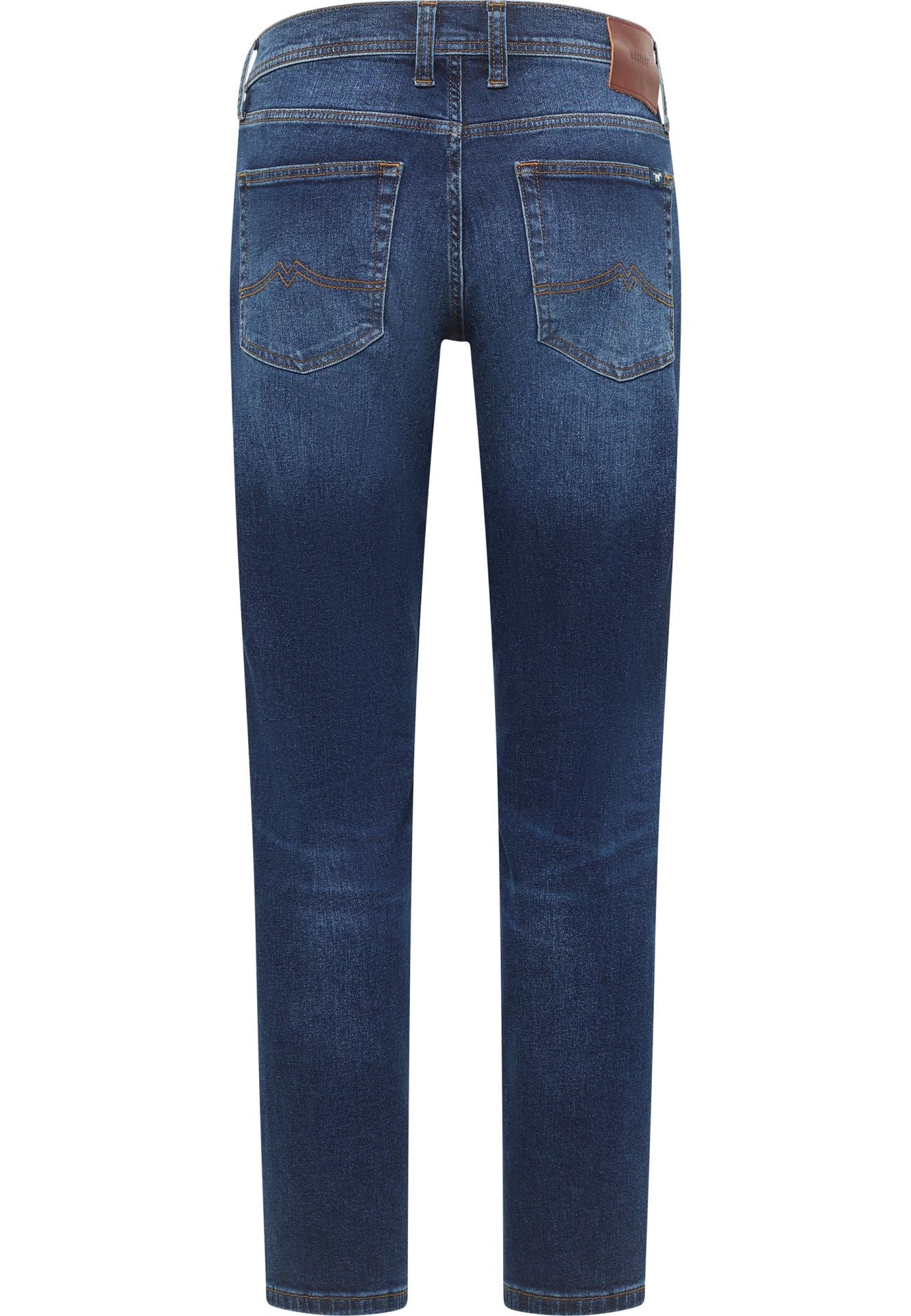 Męskie Spodnie Jeansowe Mustang Style Denver Straight Denim Blue 1017444 5000 883