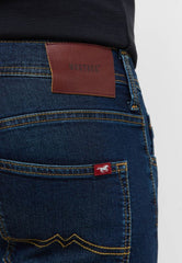 Męskie Spodnie Jeansowe Mustang Style Oregon Slim Denim Blue 1016802 5000 903