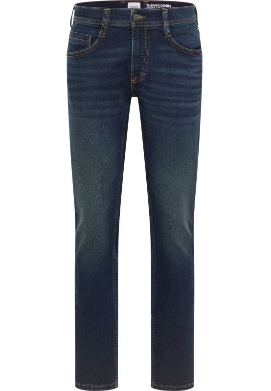 Męskie Spodnie Jeansowe Mustang Style Oregon Slim Denim Blue 1016802 5000 903