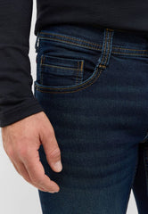 Męskie Spodnie Jeansowe Mustang Style Oregon Slim Denim Blue 1016802 5000 903