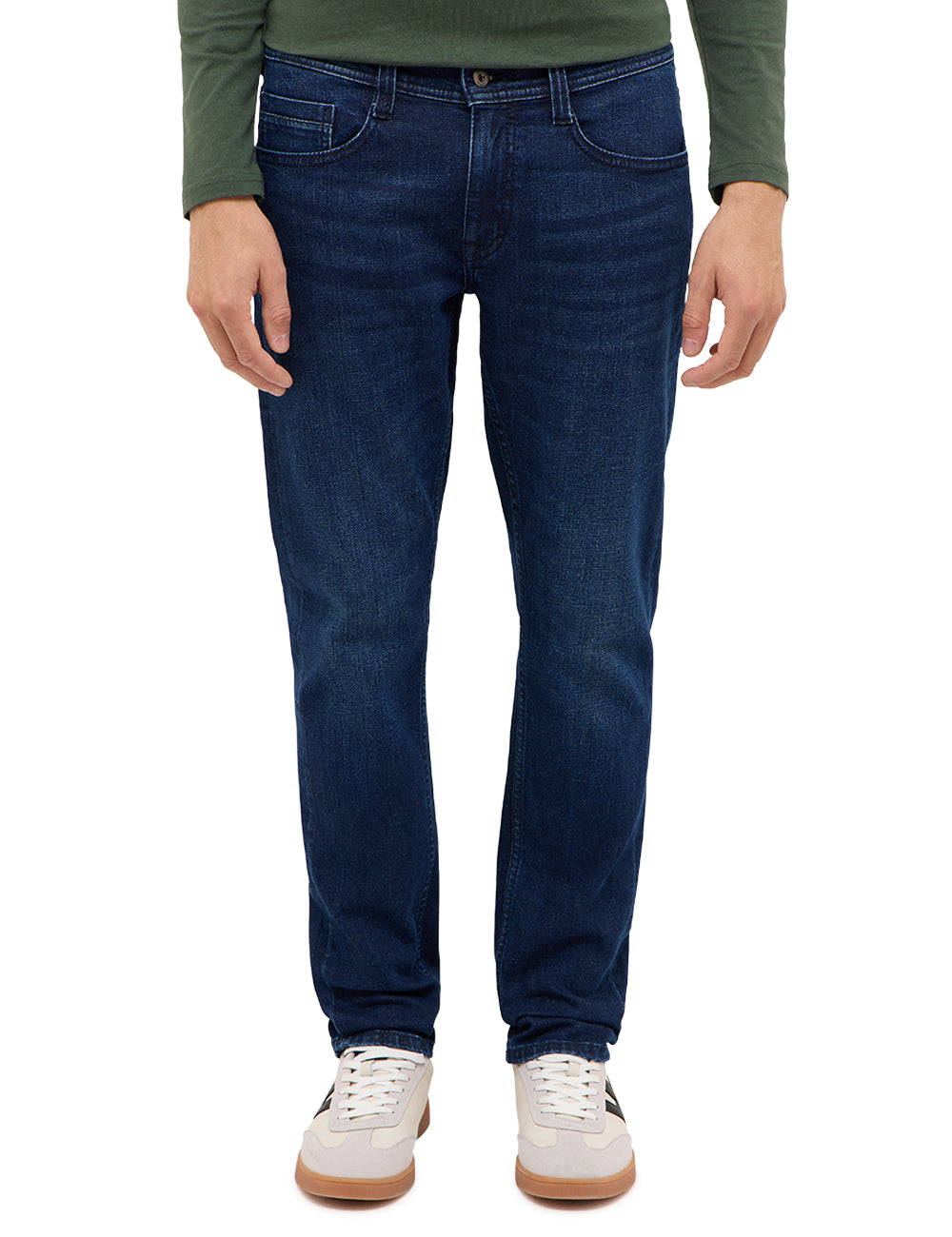 Męskie Spodnie jeansowe Mustang Style Oregon Slim Denim Blue 1017220 5000 883