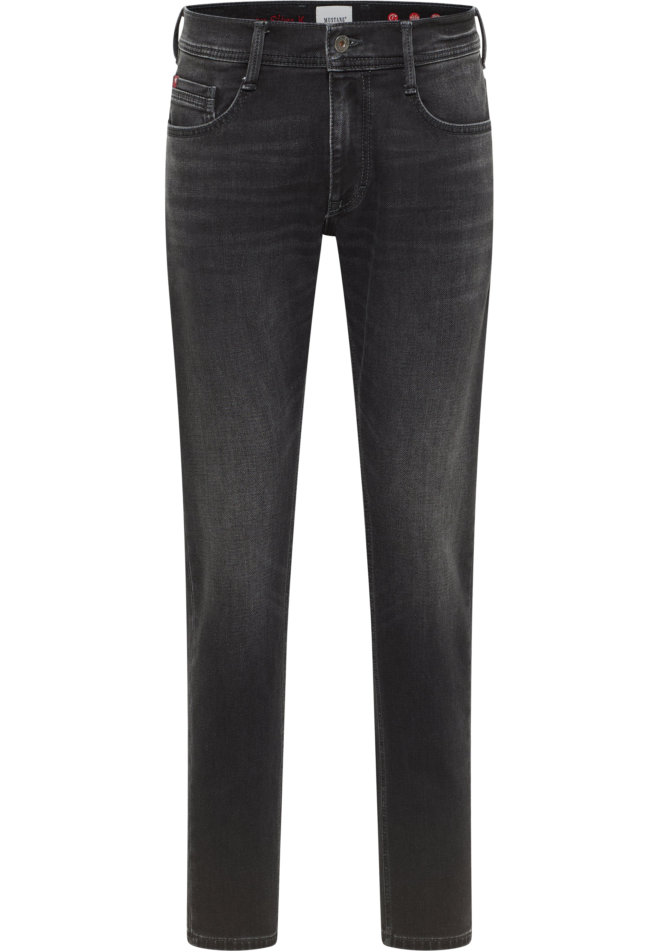 Męskie Spodnie Jeansowe Mustang Style Oregon Slim K Denim Black 1016804 4000 783