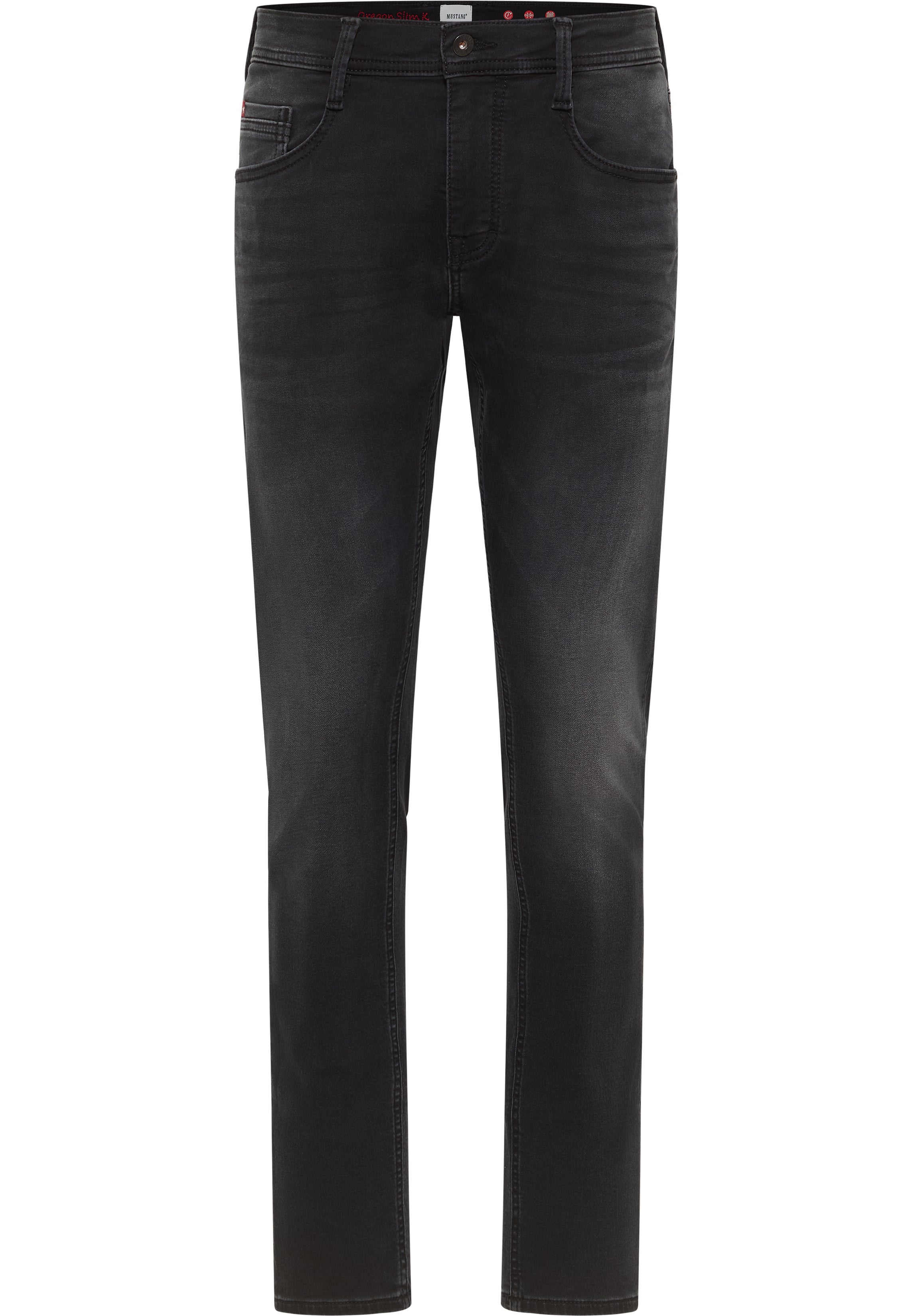 Męskie Spodnie jeansowe Mustang Style Oregon Slim K Denim Black 1017227 4000 883