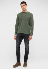 Męskie Spodnie jeansowe Mustang Style Oregon Slim K Denim Black 1017227 4000 883