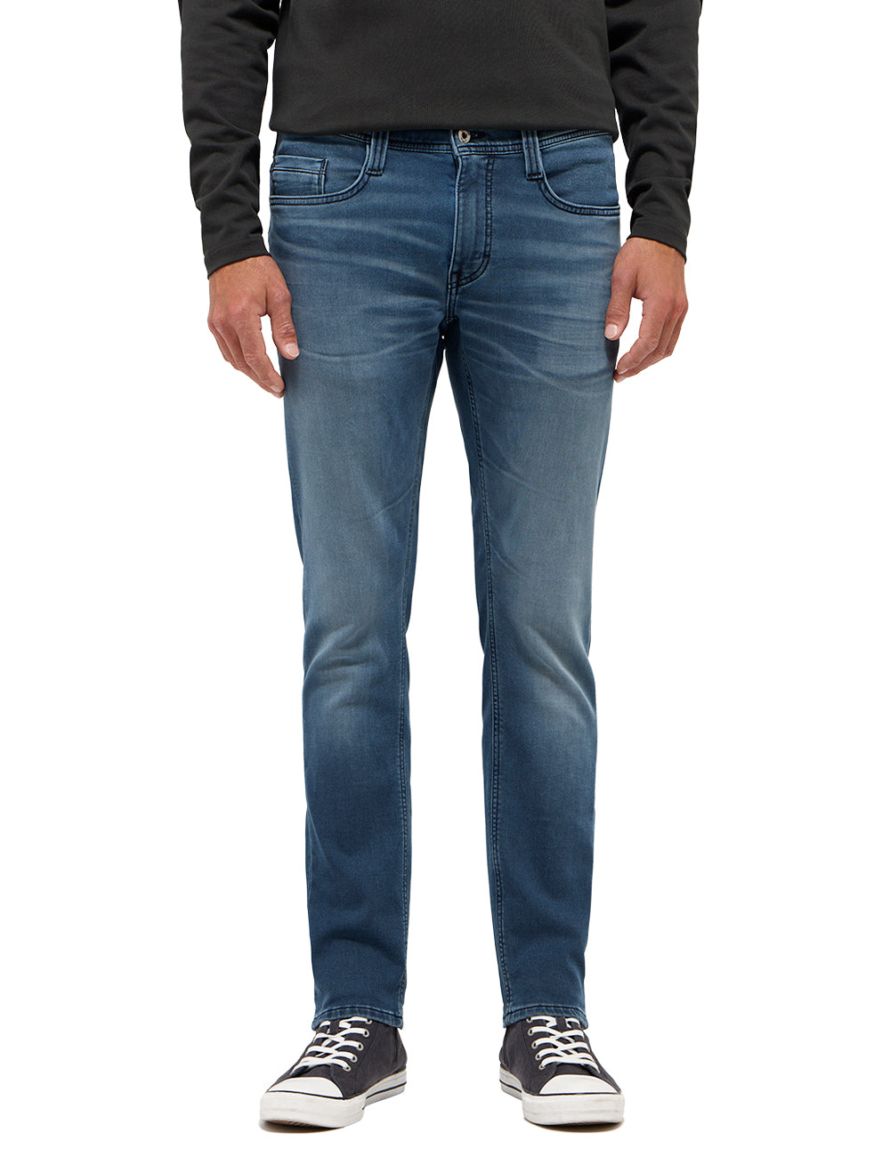 Męskie Spodnie jeansowe Mustang Style Oregon Slim K Denim Blue 1015873 5000 583