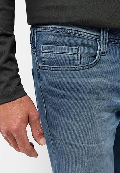 Męskie Spodnie jeansowe Mustang Style Oregon Slim K Denim Blue 1015873 5000 583
