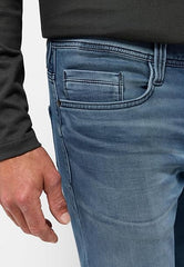 Męskie Spodnie jeansowe Mustang Style Oregon Slim K Denim Blue 1015873 5000 583