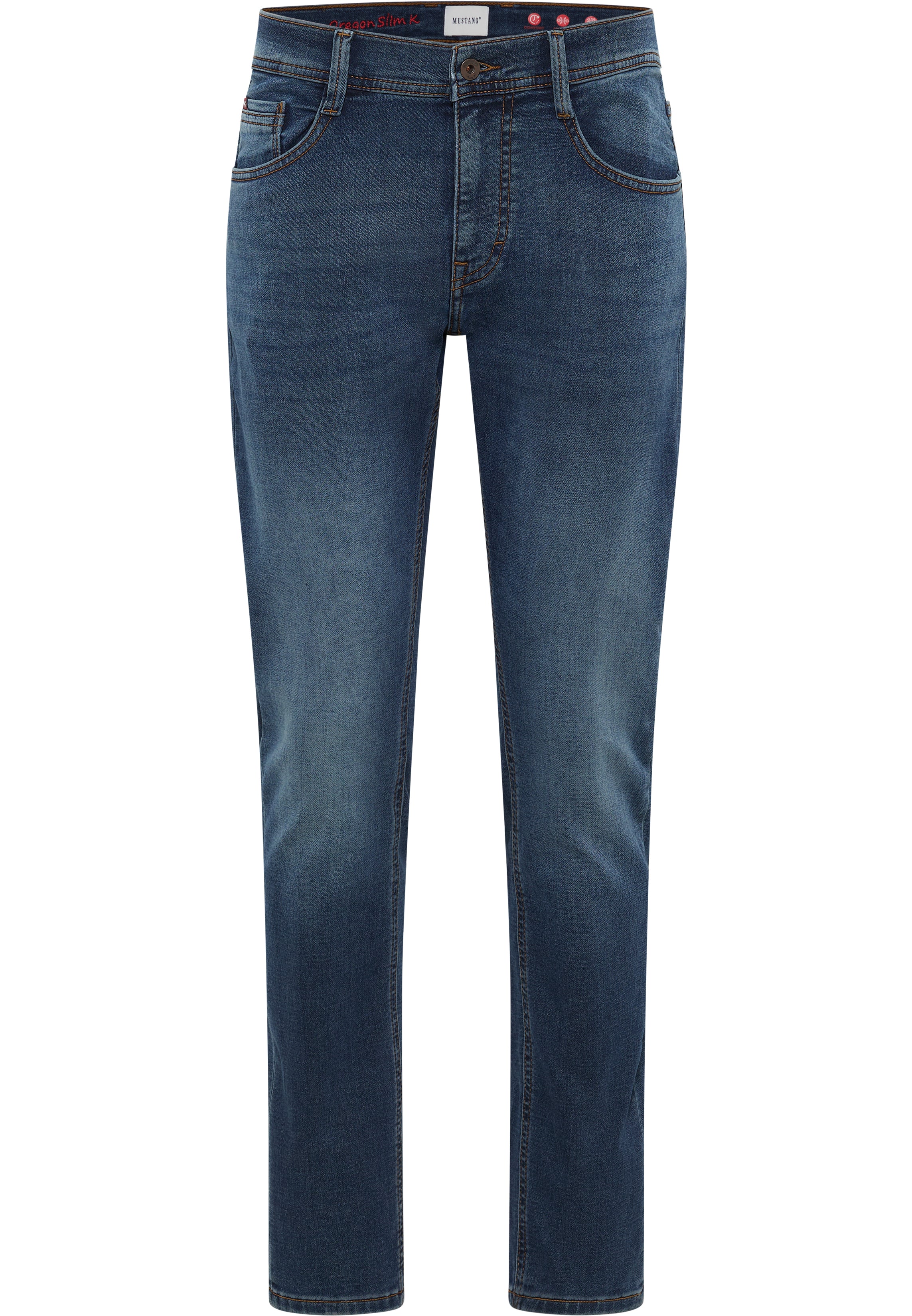 Męskie Spodnie jeansowe Mustang Style Oregon Slim K Denim Blue 1016805 5000 782