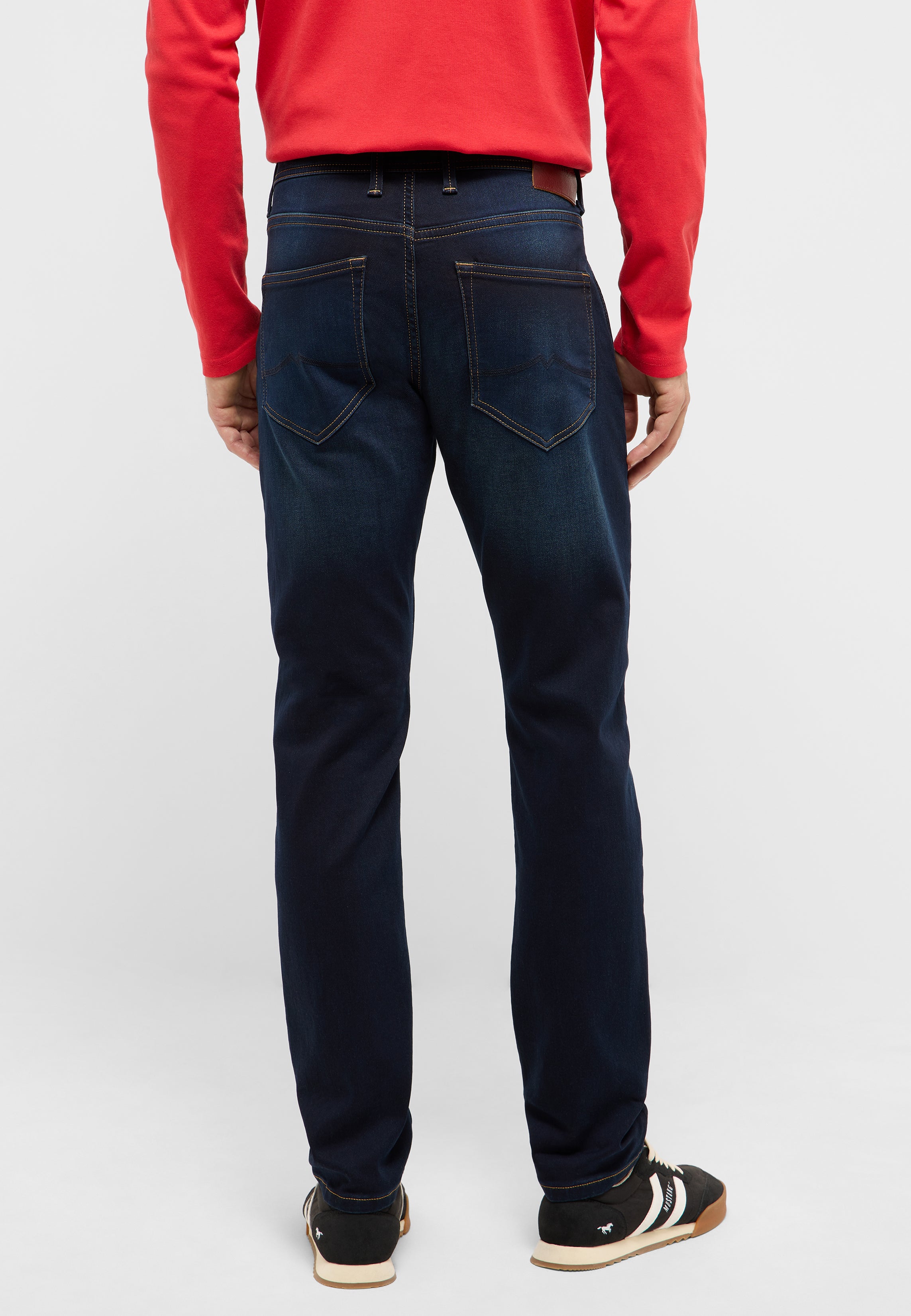 Męskie Spodnie Jeansowe Mustang Style Oregon Slim K Denim Blue 1016805 5000 942