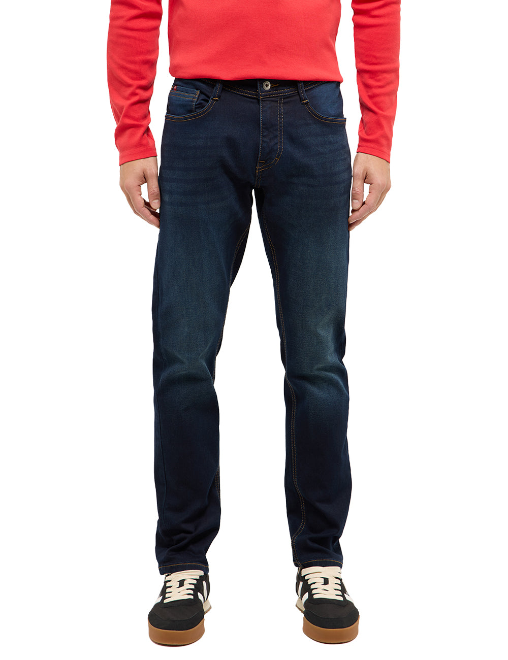 Męskie Spodnie Jeansowe Mustang Style Oregon Slim K Denim Blue 1016805 5000 942