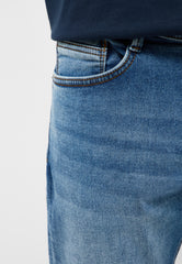 Męskie Spodnie Jeansowe Mustang Style Oregon Slim K Denim Blue 1017431 5000 582