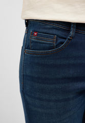 Męskie Spodnie Jeansowe Mustang Style Oregon Slim K Denim Blue 1017431 5000 803