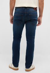 Męskie Spodnie Jeansowe Mustang Style Oregon Slim K Denim Blue 1017431 5000 803