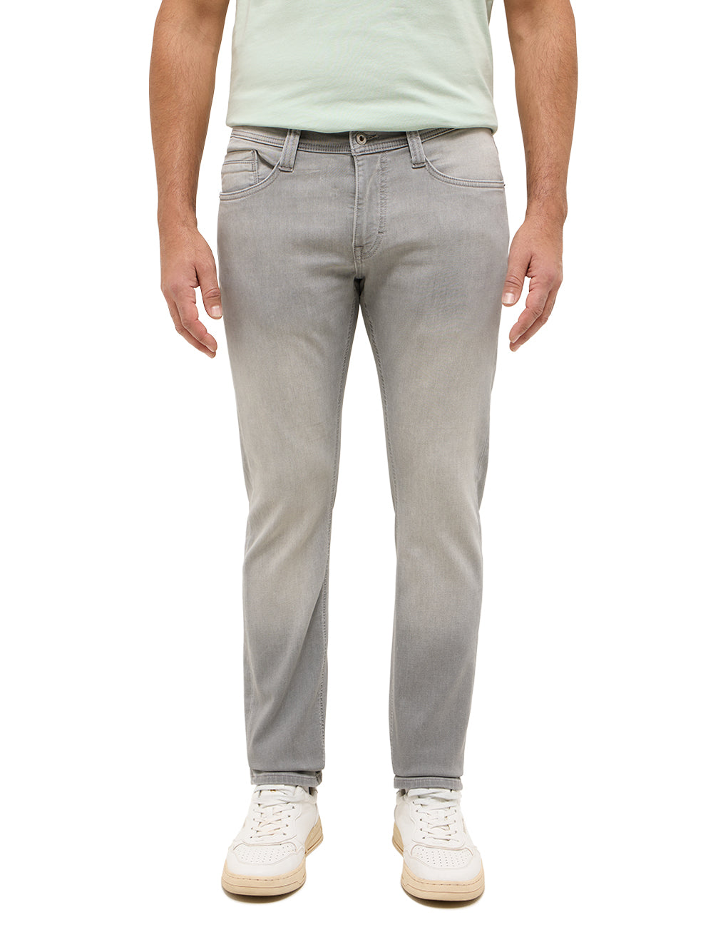 Męskie Spodnie jeansowe Mustang Style Oregon Slim K Denim Grey 1016432 4500 312