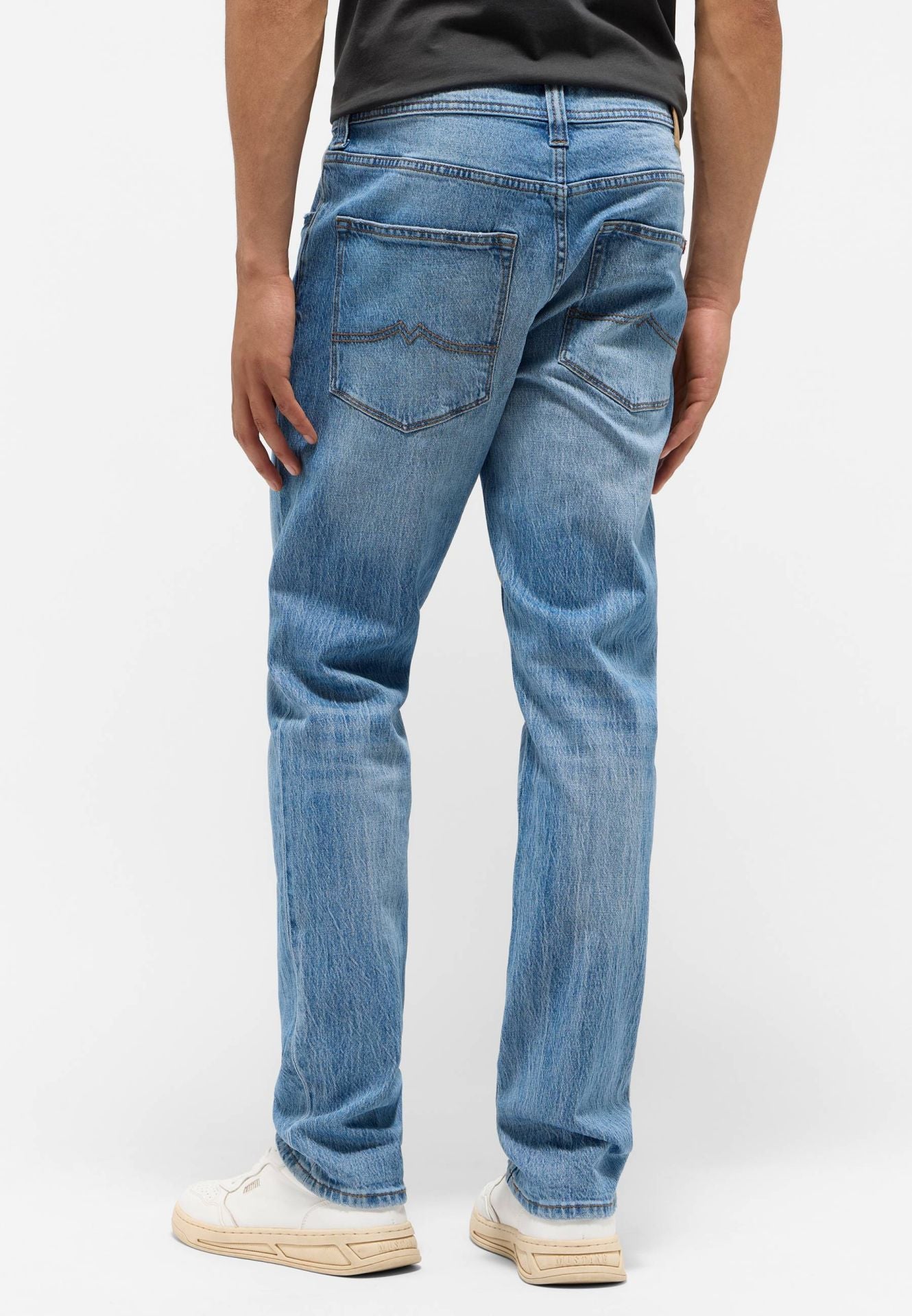 Męskie Spodnie jeansowe Mustang Style Orlando Slim Denim Blue 1015860 5000 303