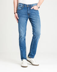 Męskie Spodnie Jeansowe Mustang Style Orlando Slim Denim Blue 1016625 5000 682