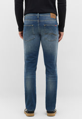 Męskie Spodnie Jeansowe Mustang Style Orlando Slim Denim Blue 1016797 5000 434