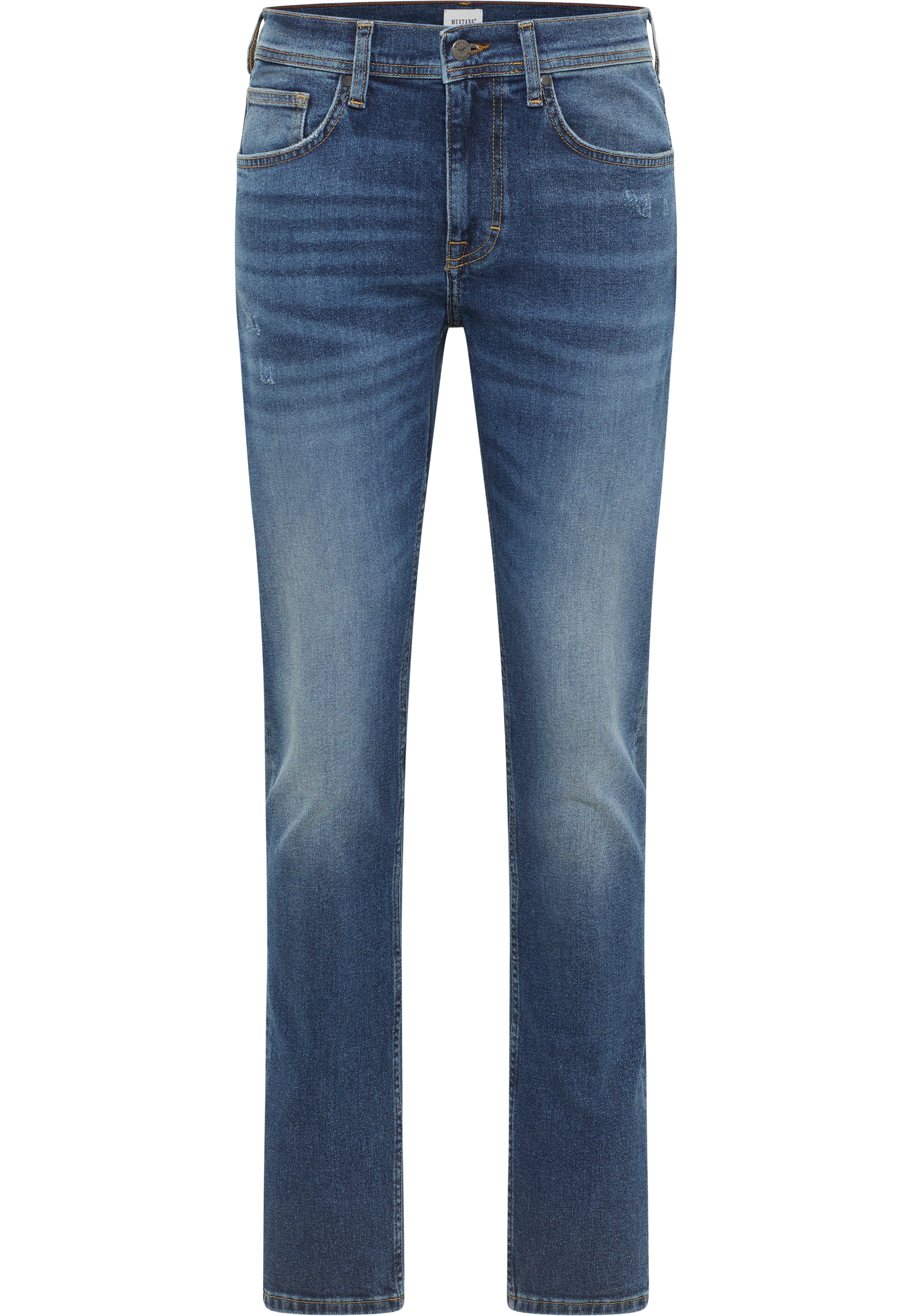 Męskie Spodnie Jeansowe Mustang Style Orlando Slim Denim Blue 1016797 5000 434