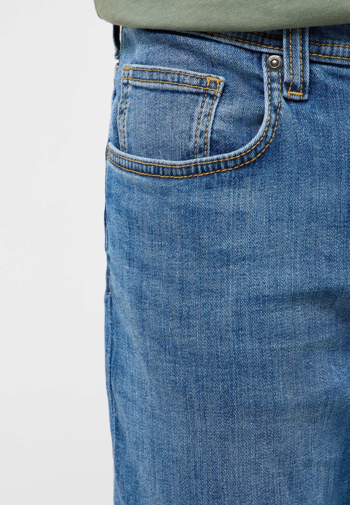 Męskie Spodnie jeansowe Mustang Style Orlando Slim Denim Blue 1016984 5000 623