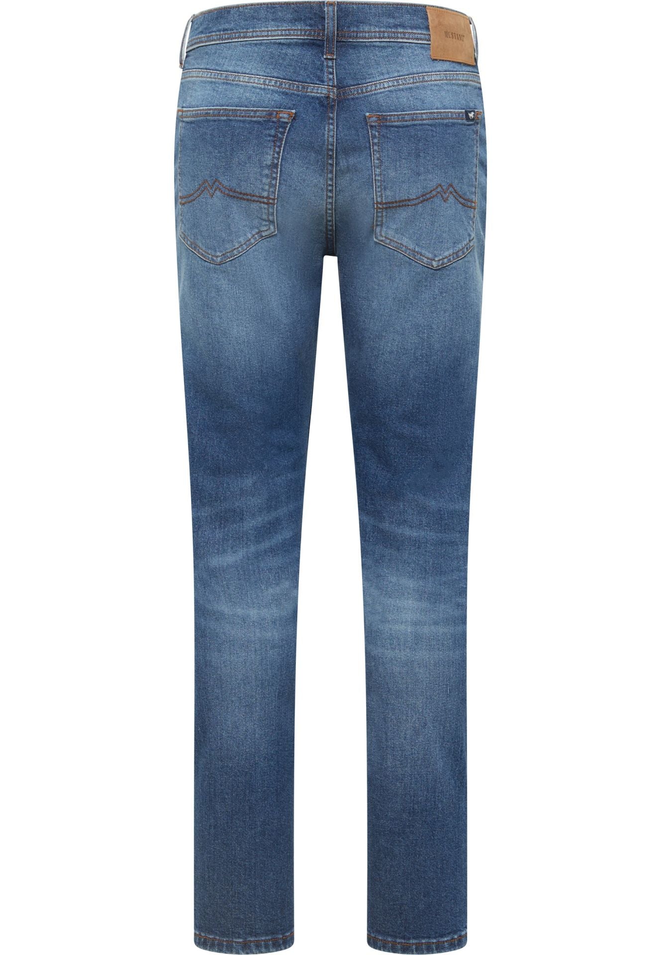 Męskie Spodnie Jeansowe Mustang Style Orlando Slim Denim Blue 1017429 5000 723