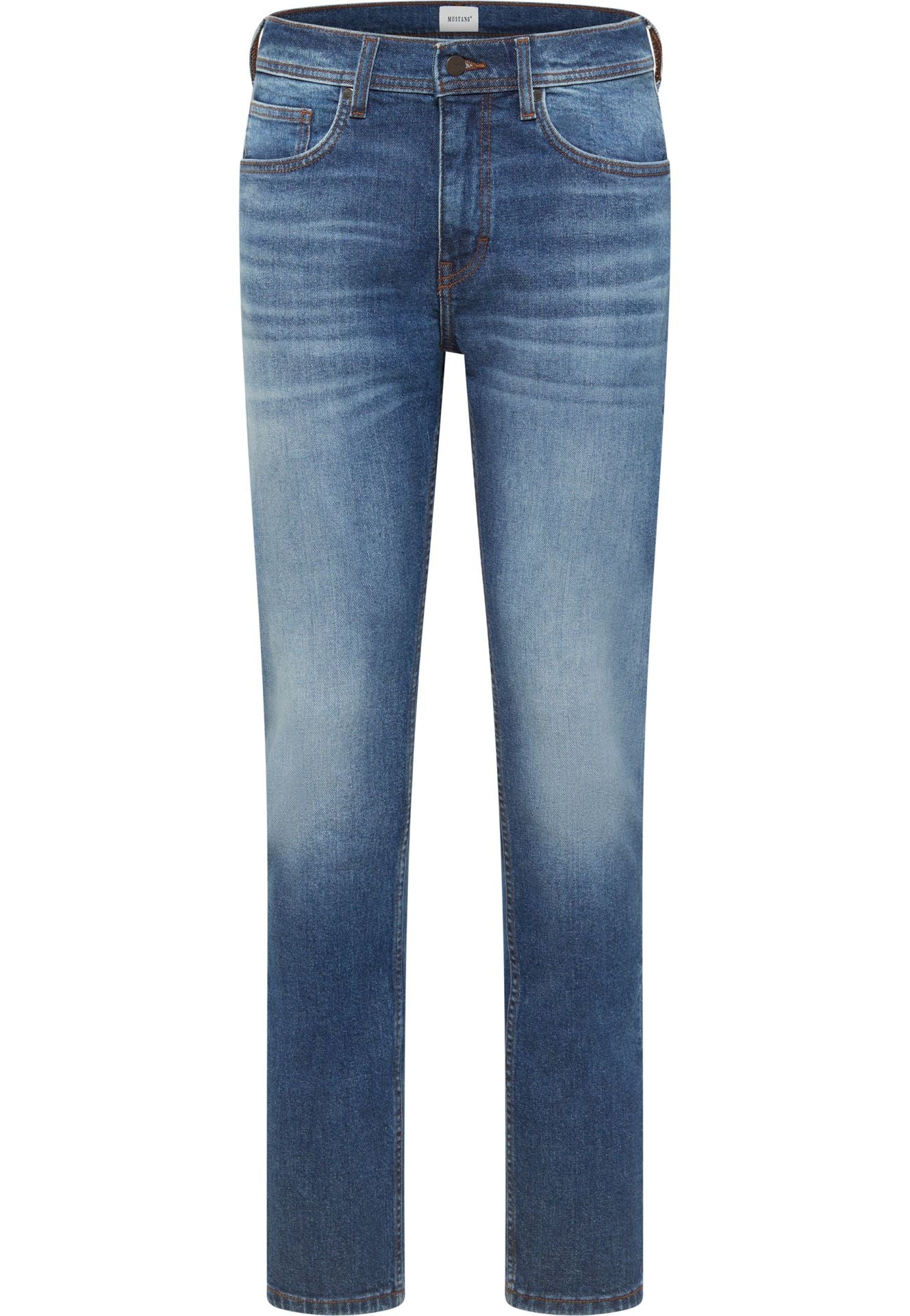 Męskie Spodnie Jeansowe Mustang Style Orlando Slim Denim Blue 1017429 5000 723