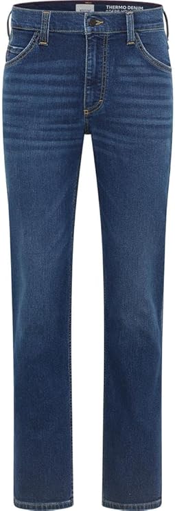 Męskie Spodnie Jeansowe Mustang Style Tramper Straight Denim Blue 1016812 5000 703