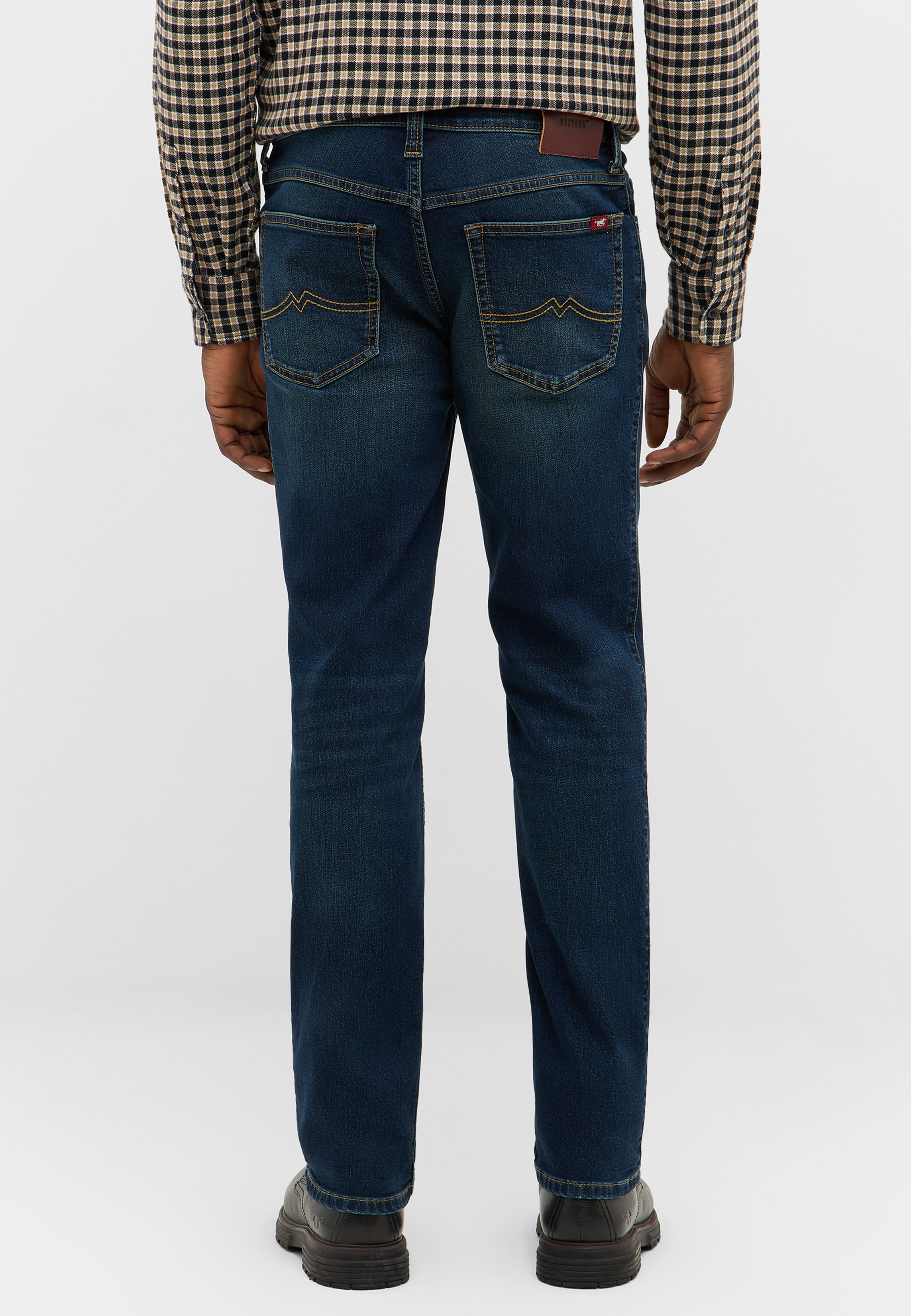 Męskie Spodnie jeansowe Mustang Style Tramper Straight Denim Blue 1016812 5000 903