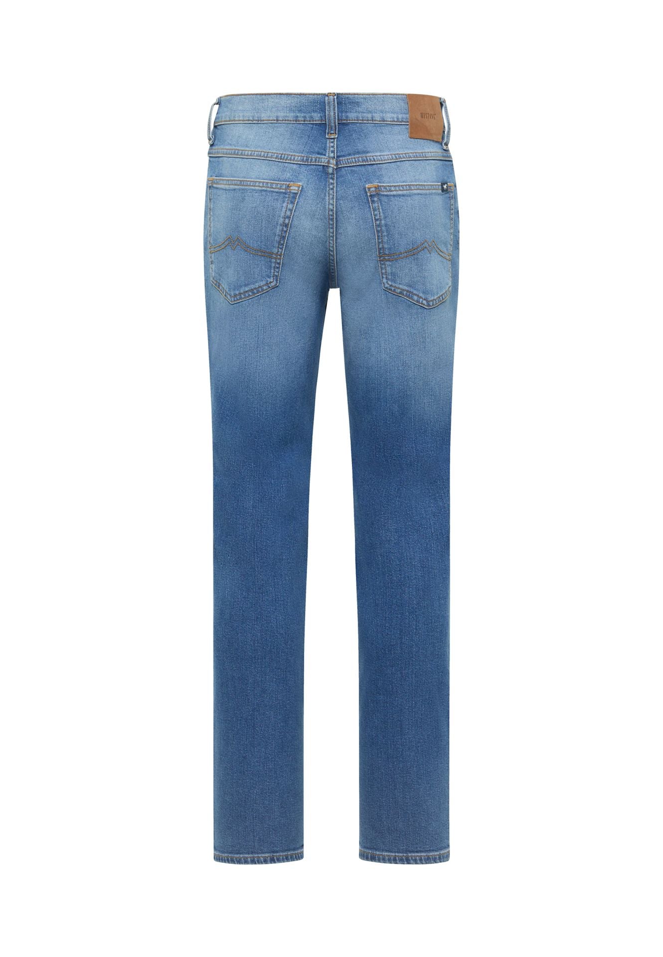 Męskie Spodnie Jeansowe Mustang Style Tramper Straight Denim Blue 1017440 5000 582