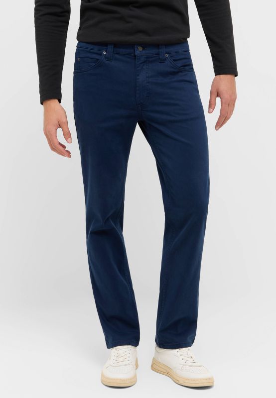 Męskie Spodnie jeansowe Mustang Style Tramper Straight Navy Blazer 1016828 5324