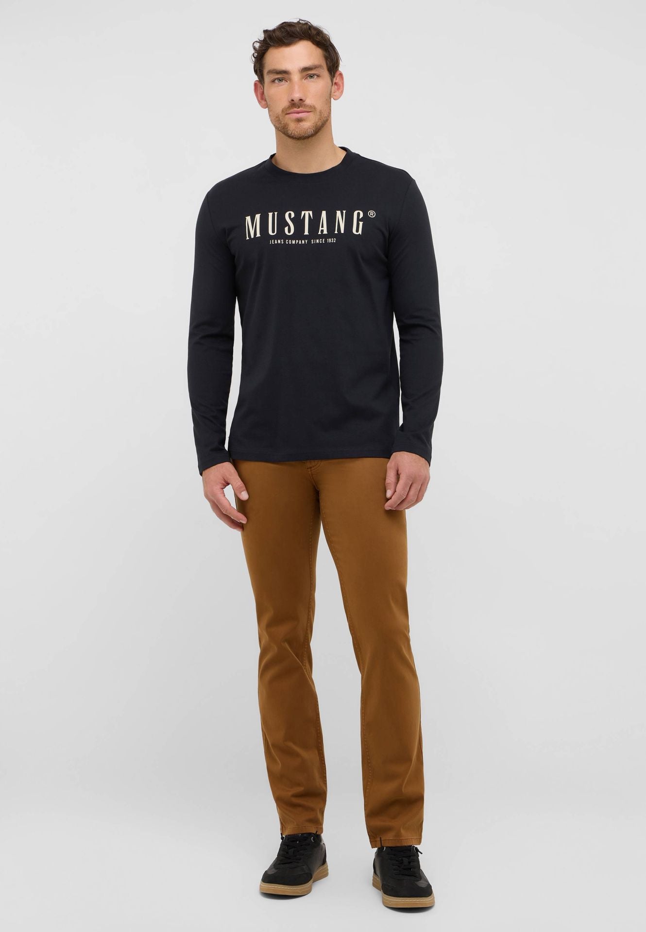 Męskie Spodnie jeansowe Mustang Style Tramper Straight Rubber 1016828 3161