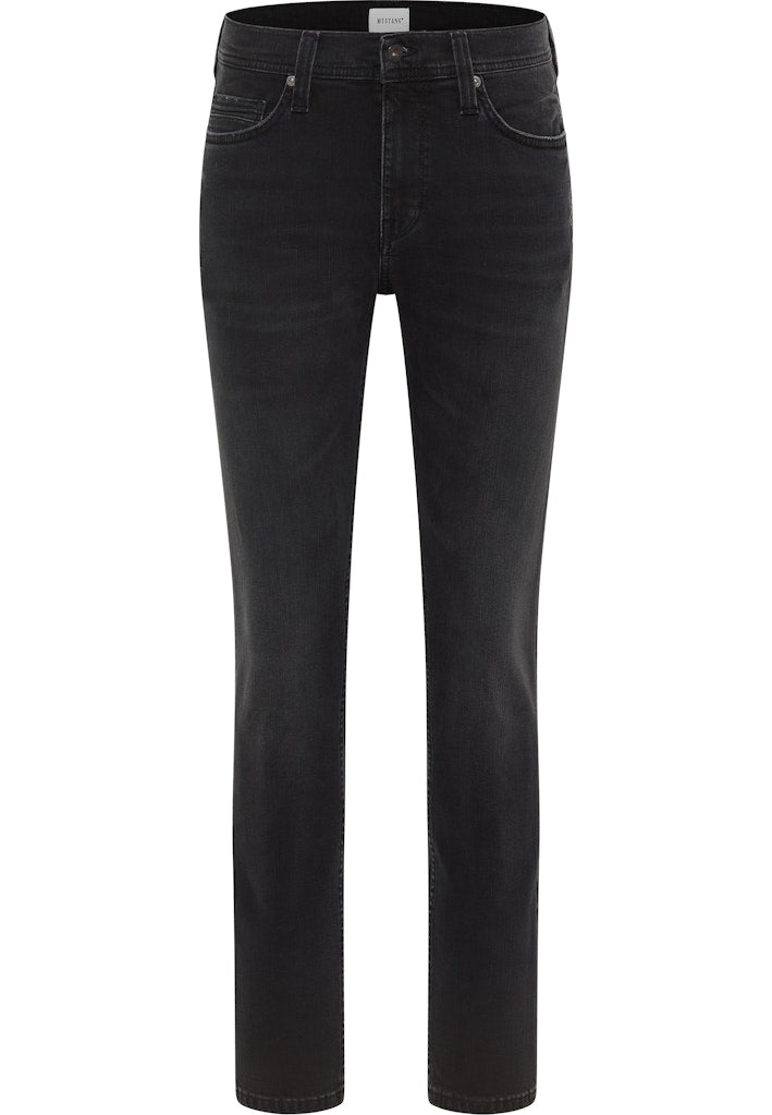 Męskie Spodnie jeansowe Mustang Style Vegas Slim Denim Black 1016312 4000 883