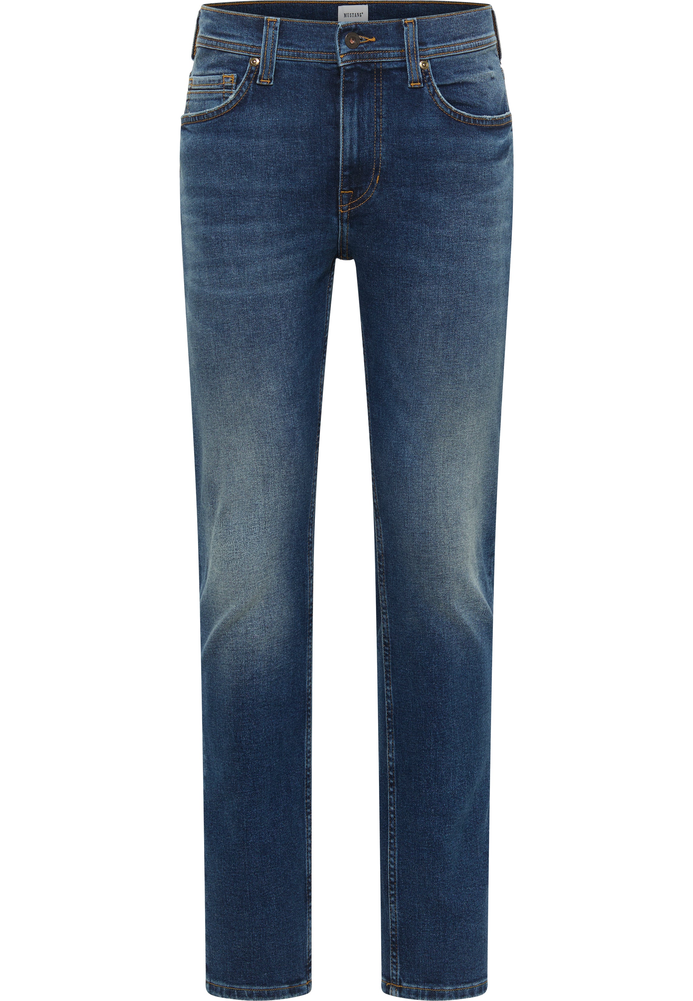 Męskie Spodnie jeansowe Mustang Style Vegas Slim Denim Blue 1015859 5000 684