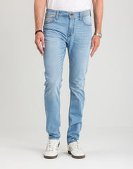 Męskie Spodnie jeansowe Mustang Style Vegas Slim Denim Blue 1018073 5000 401