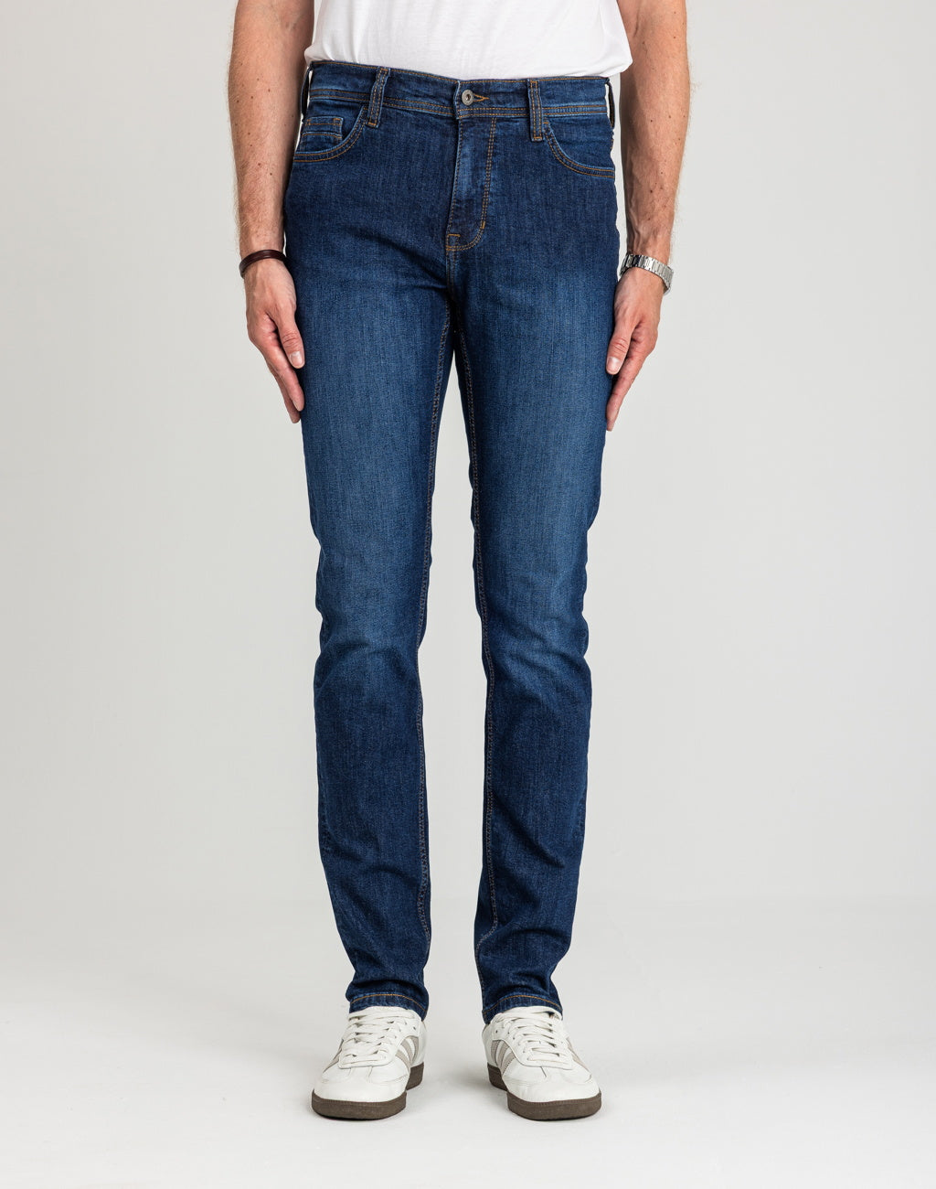 Męskie Spodnie jeansowe Mustang Style Vegas Slim Denim Blue 1018073 5000 882