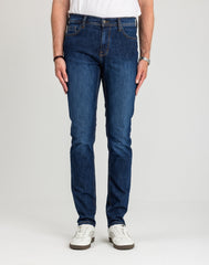 Męskie Spodnie jeansowe Mustang Style Vegas Slim Denim Blue 1018073 5000 882