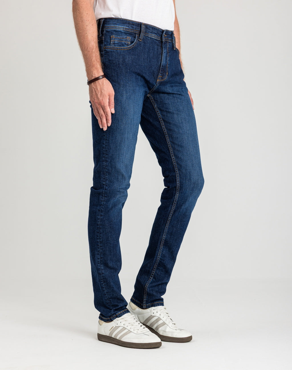 Męskie Spodnie jeansowe Mustang Style Vegas Slim Denim Blue 1018073 5000 882