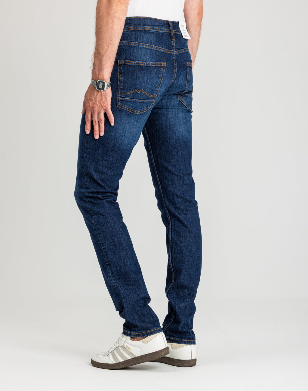 Męskie Spodnie jeansowe Mustang Style Vegas Slim Denim Blue 1018073 5000 882