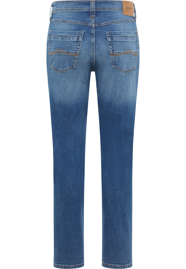 Męskie Spodnie jeansowe Mustang Style Washington Straight Denim Blue 1015885 5000 502